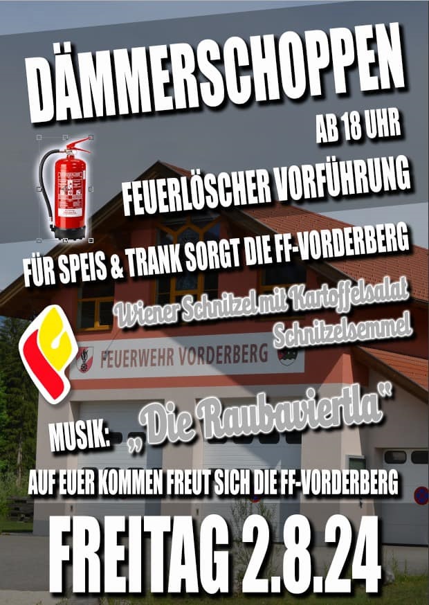 Dämmerschoppen in Vorderberg 